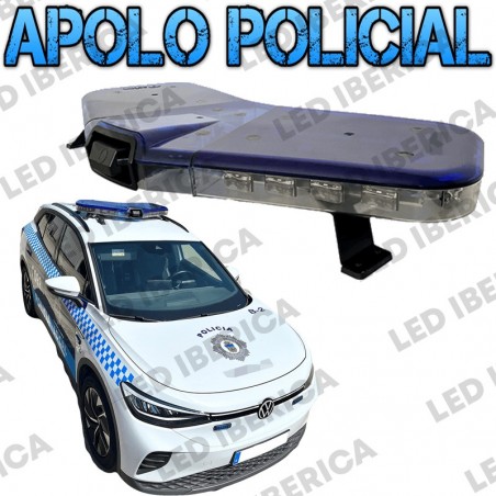 Puente de luces Apolo versión policial en "V" 1100mm Canbus CE R65